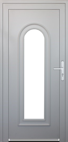 Jednokrdlov dvere Soft 3D Vchodov plastov dvere Soft Onyx