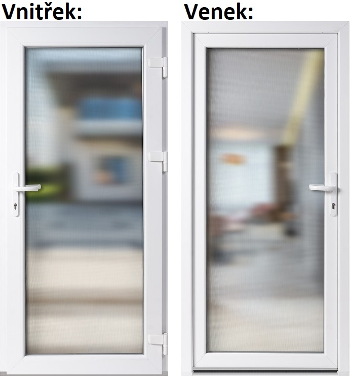 Lacn vchodov dvere plastov Soft WDS 3/3 sklo Krizet biele 100x210 cm, prav
Kliknutm zobrazte detail obrzku.